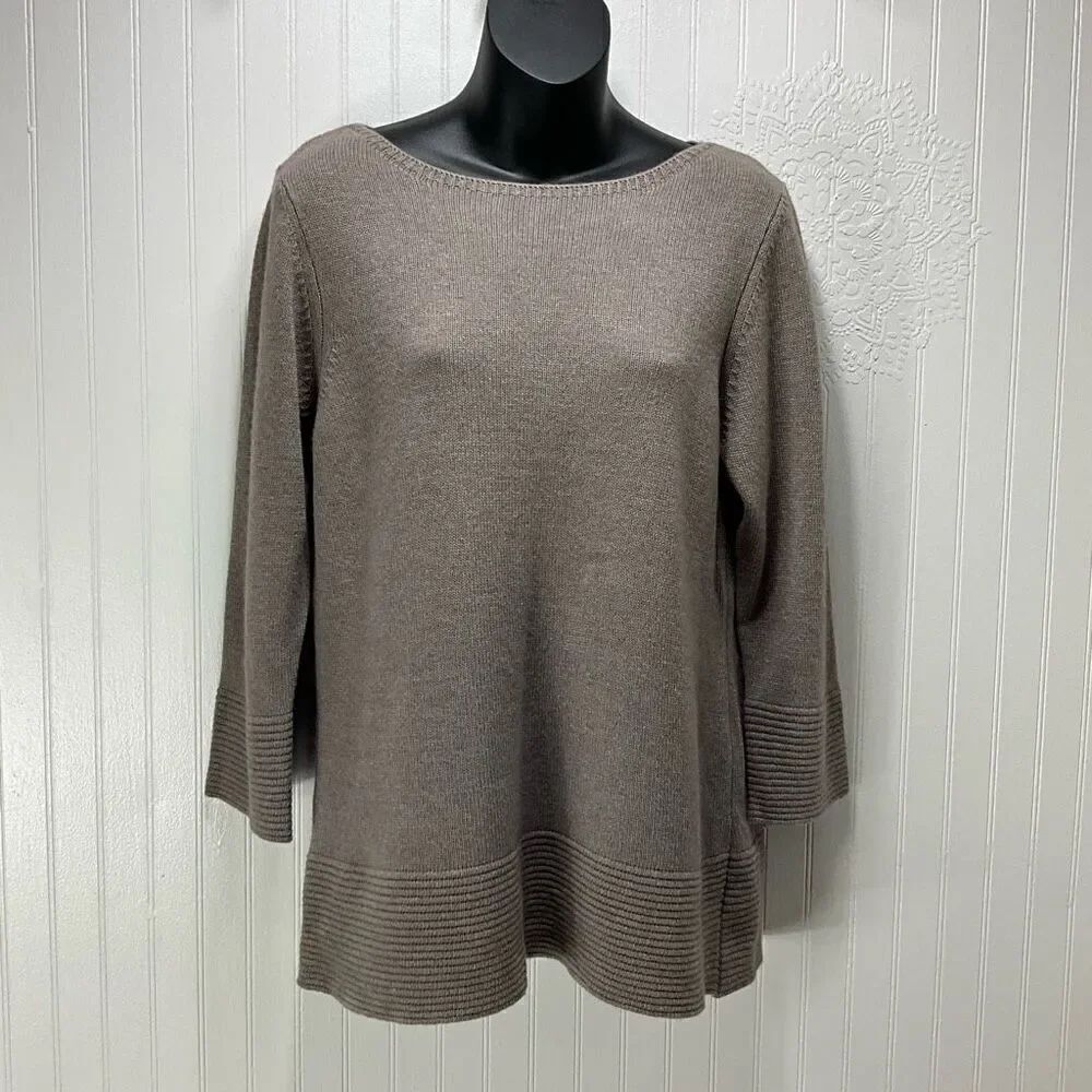 BENEDETTA B. Merino Wool Cashmere Blend Sweater